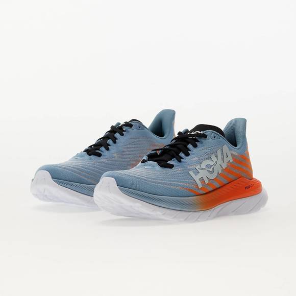 NEW HOKA men's mach 5 running shoes - d/medium width in mountain spring / puffin - Picture 6 of 6